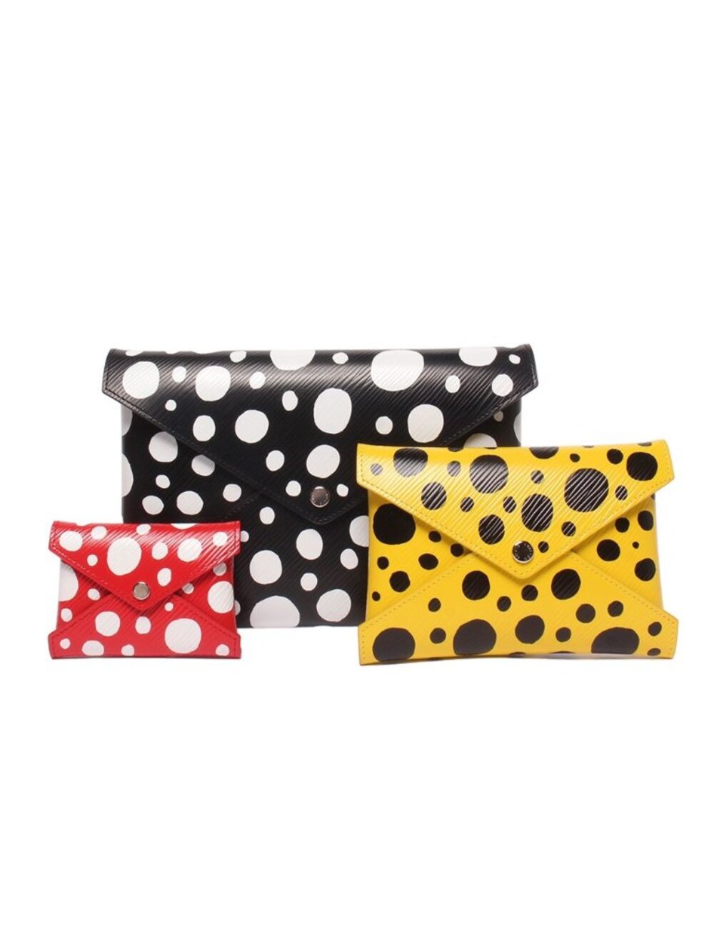 Louis Vuitton Kusama Yayoi Clutch Pouch Pochette Kirigami